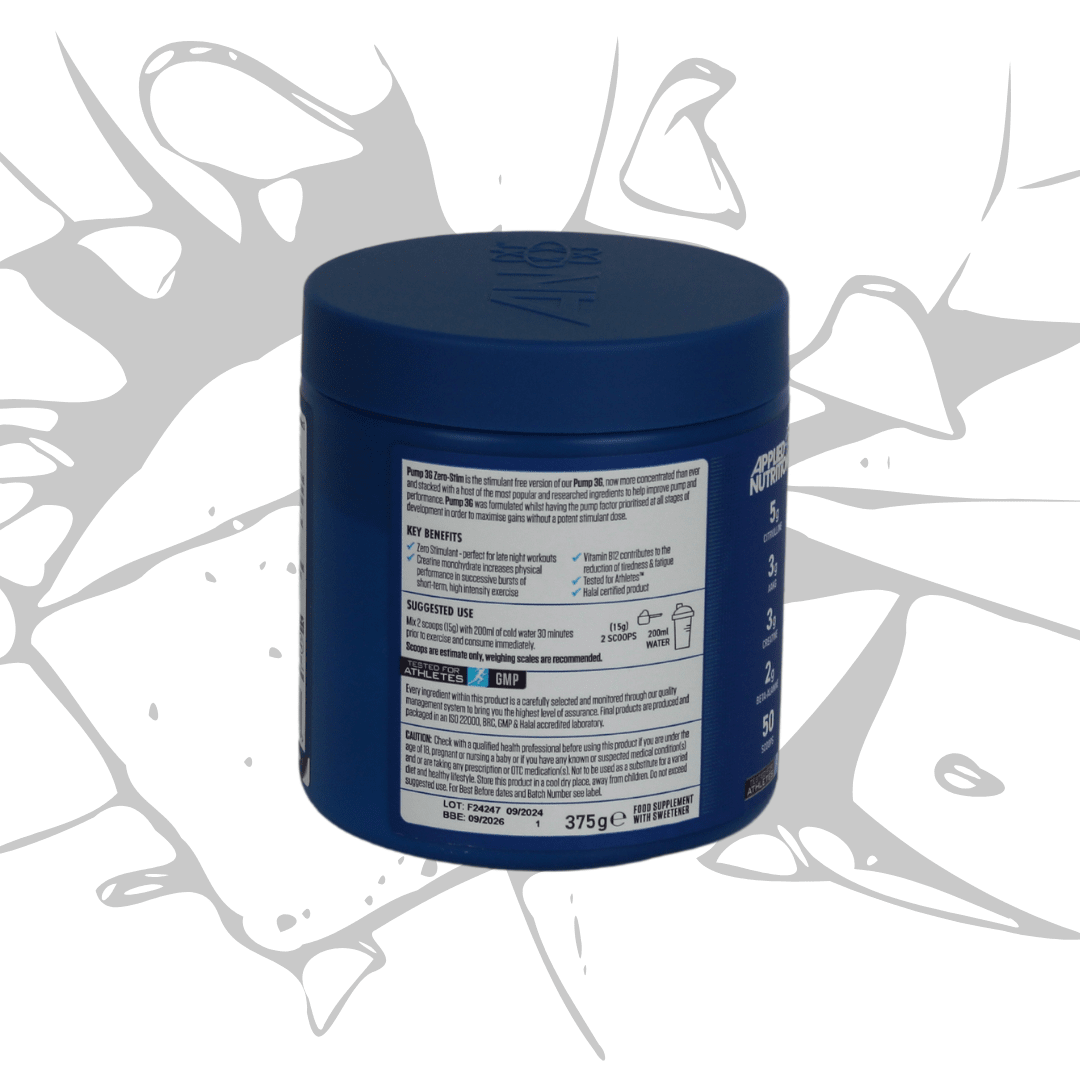 Zero-Stim Pump Pre-Workout 3G - Image 4