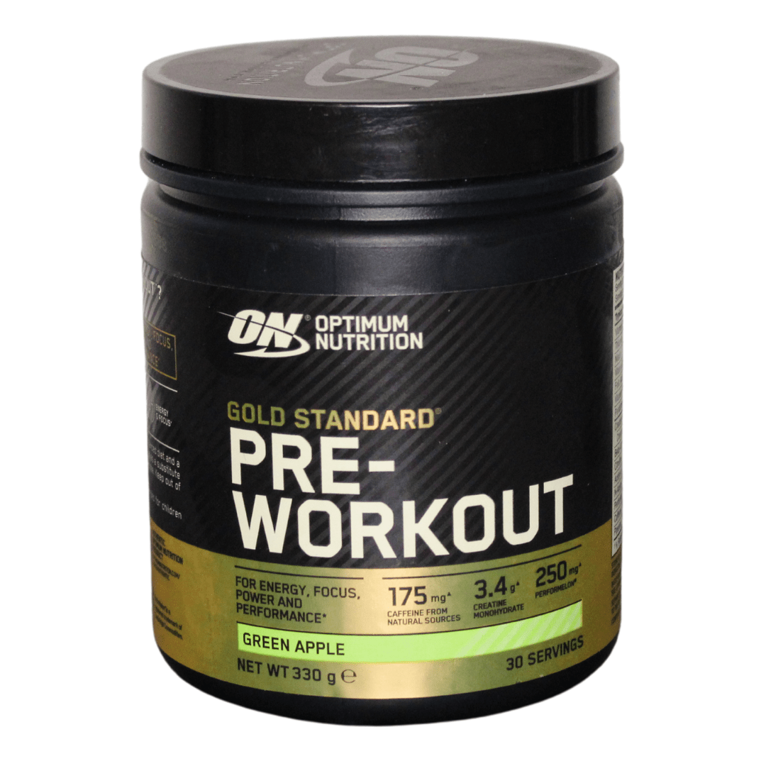 on optimum nutrition gold standard pre workout green apple
