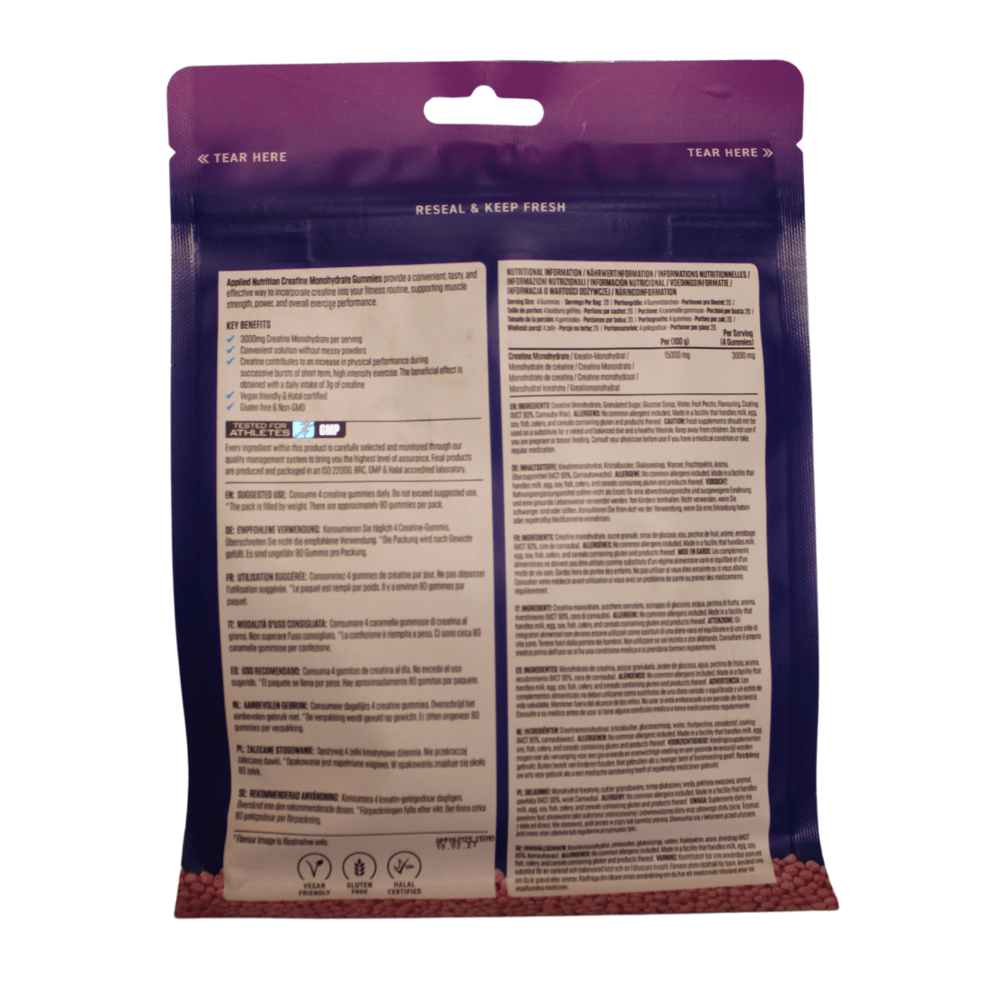 Applied Nutrition Creatine Gummies (80 Gummies) - Image 3