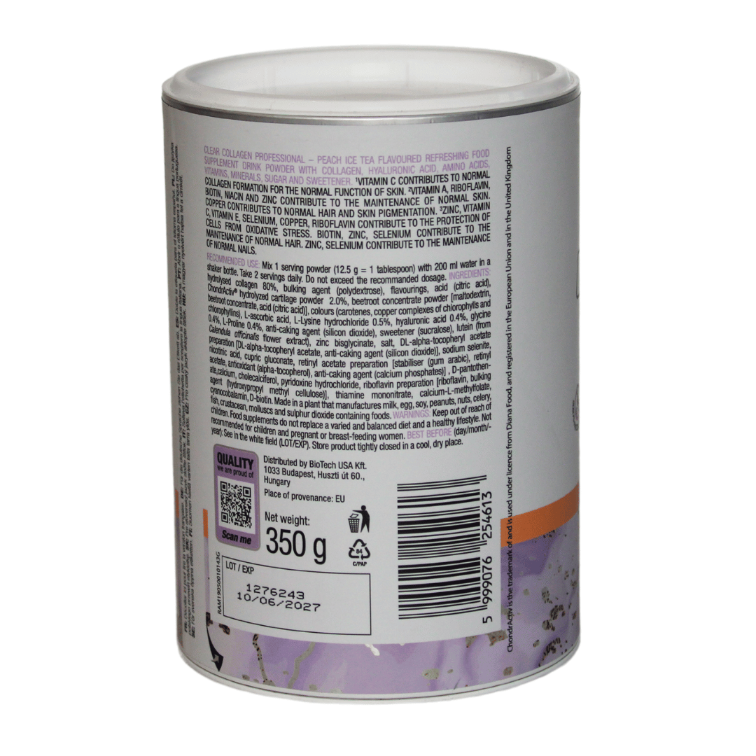 BioTechUSA Clear Collagen Drink Powder - Image 4