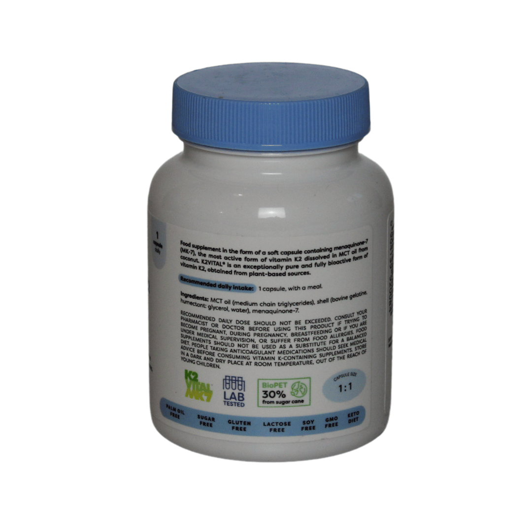 Osavi Vitamin K2 MK-7 100 µg (60 Softgels) - Image 2