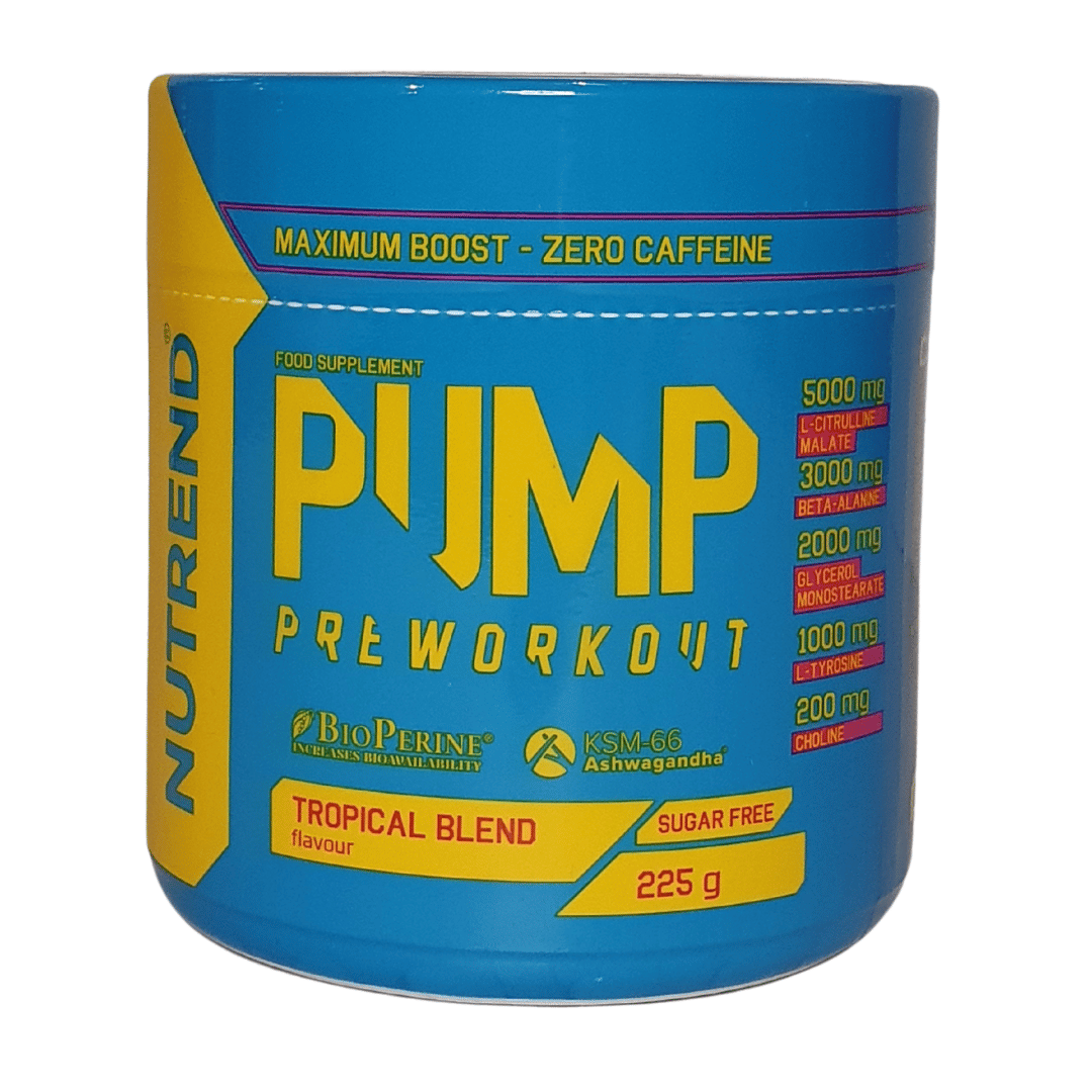 nutrend pump pre workout tropical