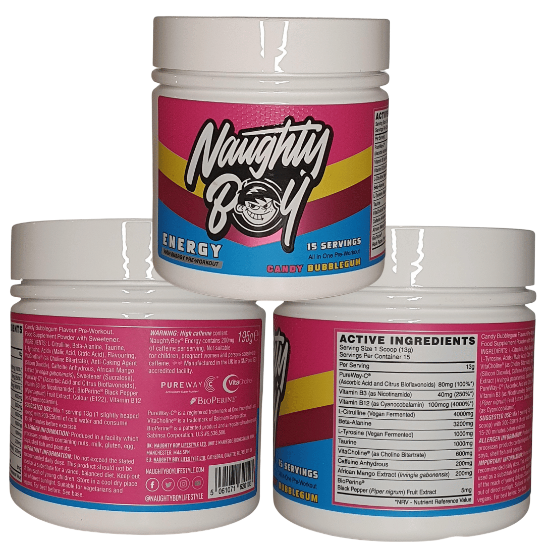 NaughtyBoy® Energy Pre-Workout 15 Servings - Image 3