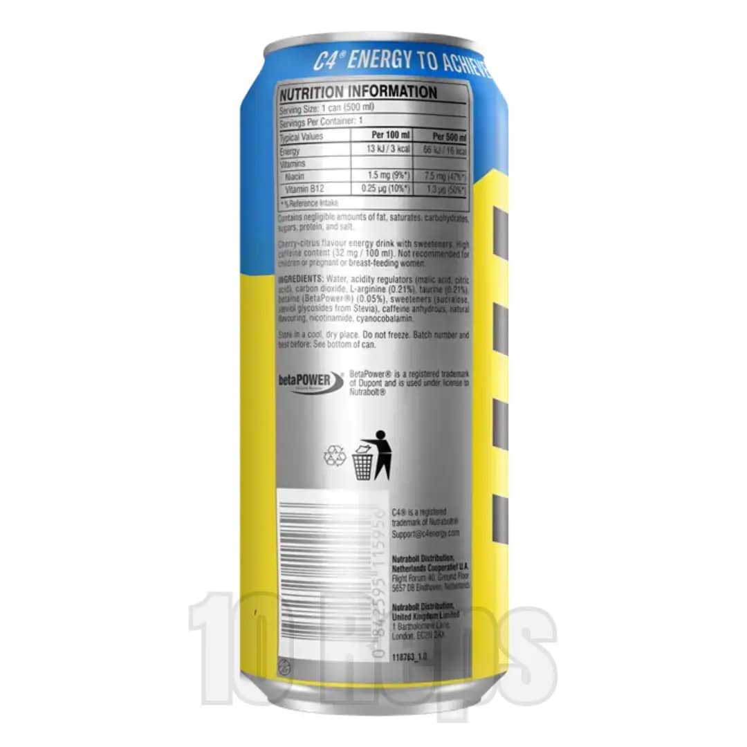 Cellucor C4 Performance Energy Carbonated RTD 12 x 500ml - Image 2