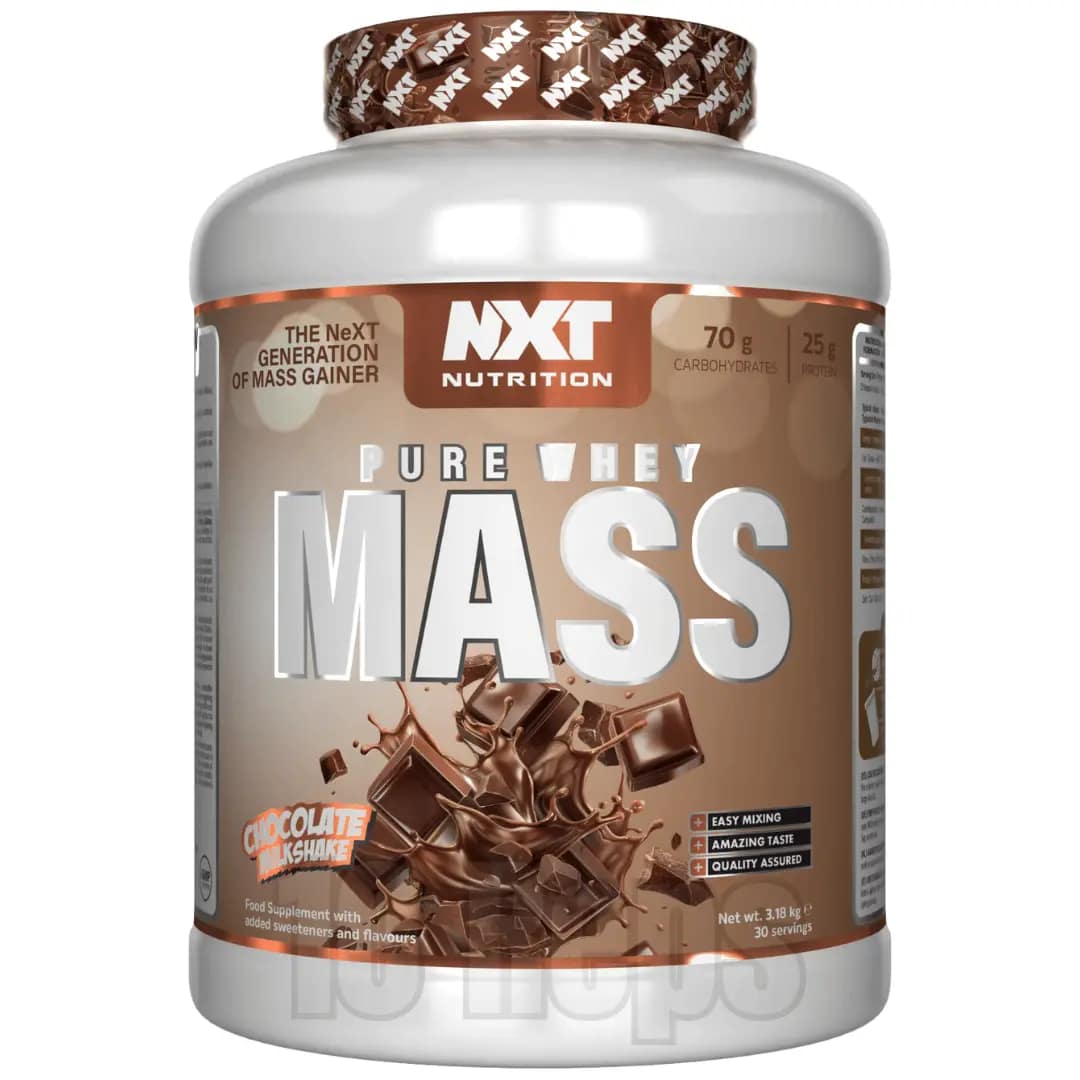 NXT NUTRITION PURE WHEY MASS 3.18KG - Image 5
