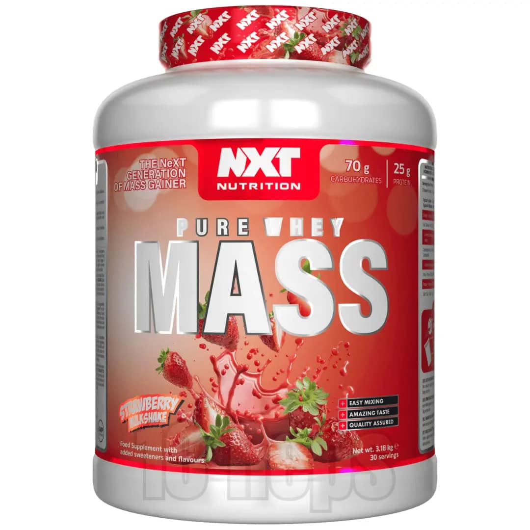 NXT NUTRITION PURE WHEY MASS 3.18KG - Image 8