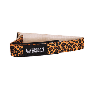 lifting straps animal print