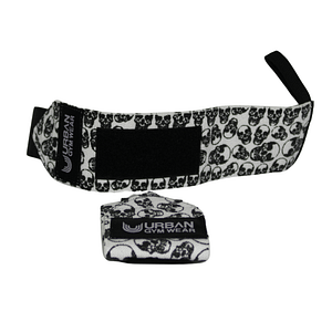 urban wear wrist wraps skull