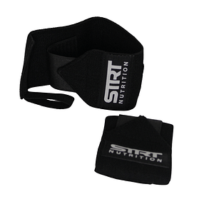STRT Nutrition Wrist Wraps Black