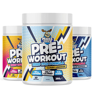 Muscle Moose Pre-Workout Zero Itch Formula 280g