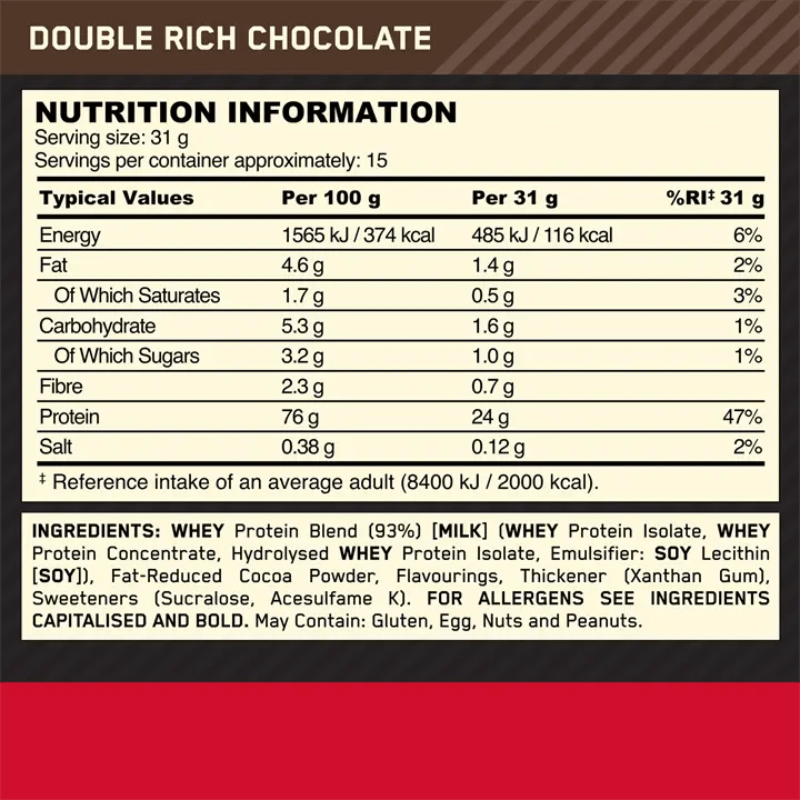 Optimum Nutrition Gold Standard 100% Whey 2.27kg - Image 2